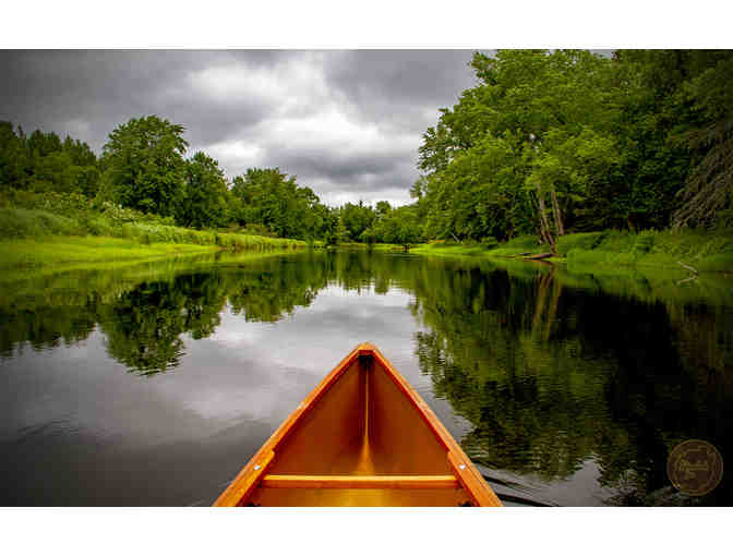 "A Summer Afternoon on the Saranac River" 24" x 36" Canvas Print - Photo 1