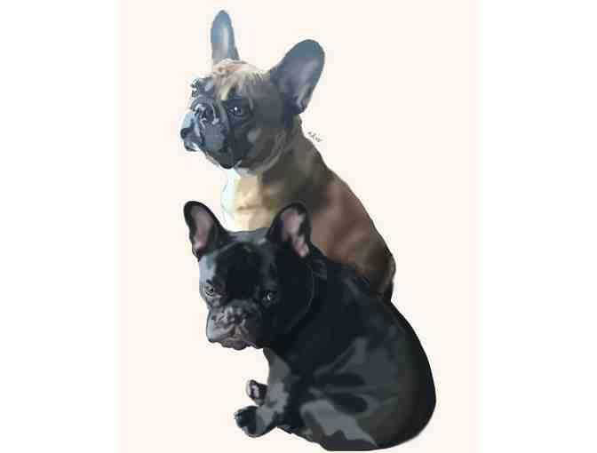 $30 Gift Certificate for Personalized Digital Portrait to Create A Great Holiday Gift