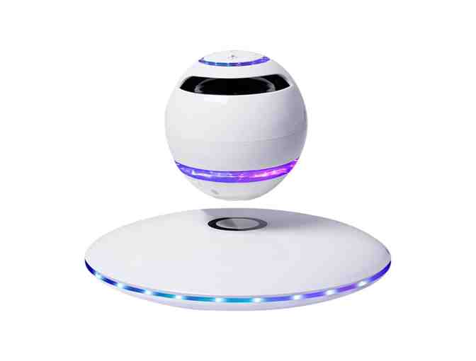 Blue Tooth Magnetic Levitation Speakers with LED Effect - Photo 1