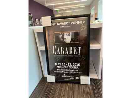 Broadway Cincinnati - Cabaret - Signed Framed Show Poster