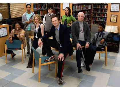 Hollywood script signed by the stars of NBC's Community