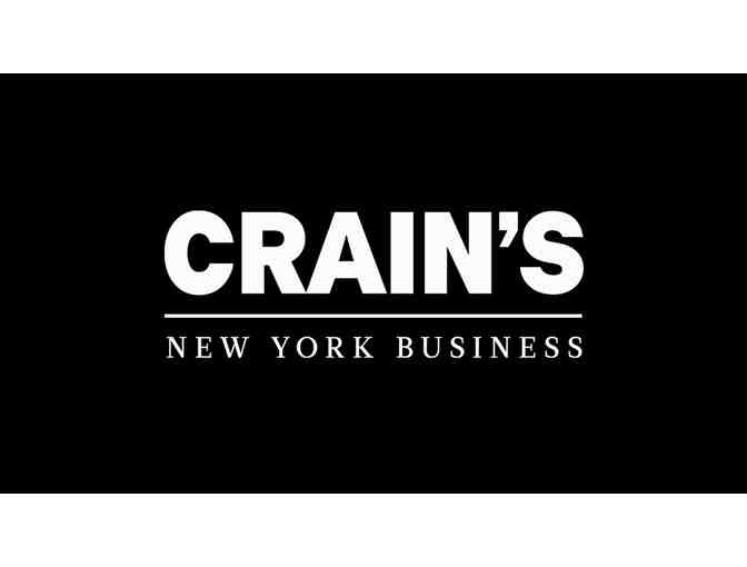 Crain's Arts & Culture Breakfast for Two