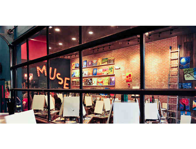 Painting Party for 10 at Muse Paintbar Tribeca