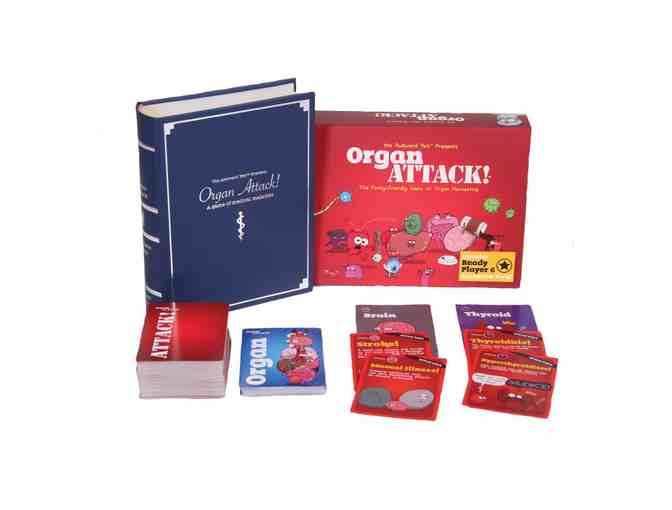 First Edition OrganAttack! Game and The Awkward Yeti Playing Cards