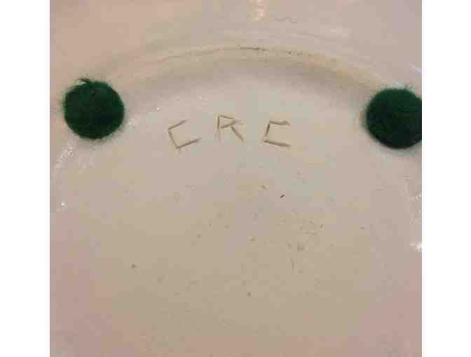 Unique White Porcelain Bowl by artist CRC