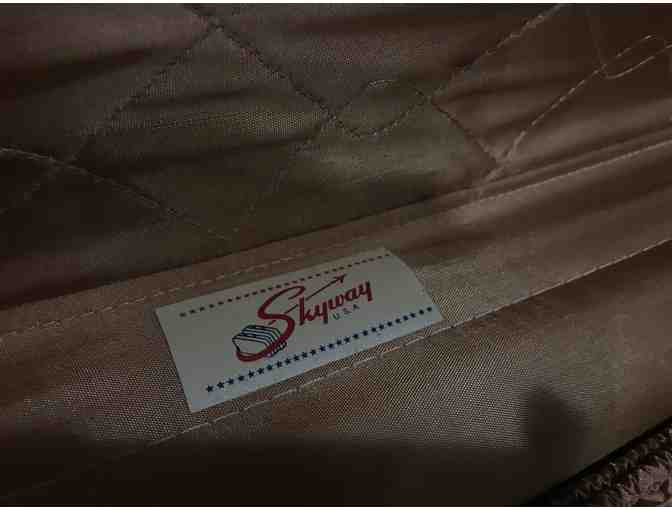 Vintage Plaid Skyway Suitcase