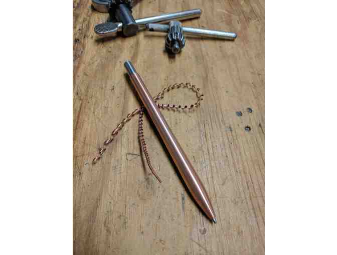 Handcrafted Copper and Stainless Steel Pen by Max Reice