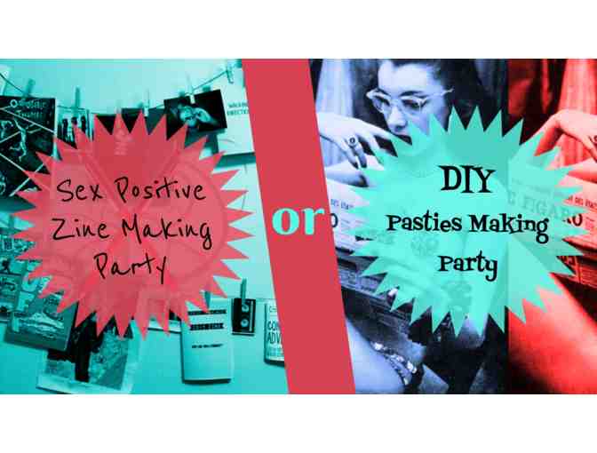Pastie or Zine Making Party at Your Home with Pleasure Pie