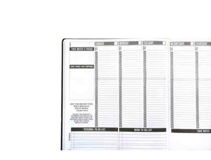 5.5x8.5 Timeless Black Passion Planner