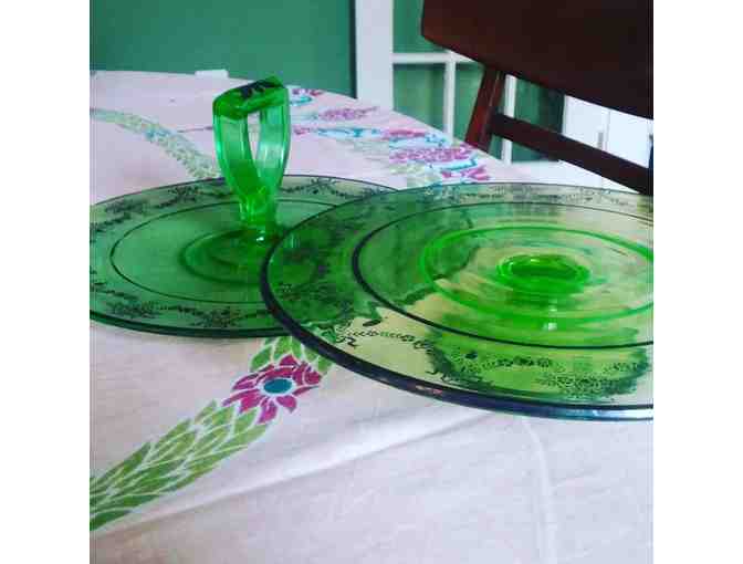 Vaseline Glass Matching Plates
