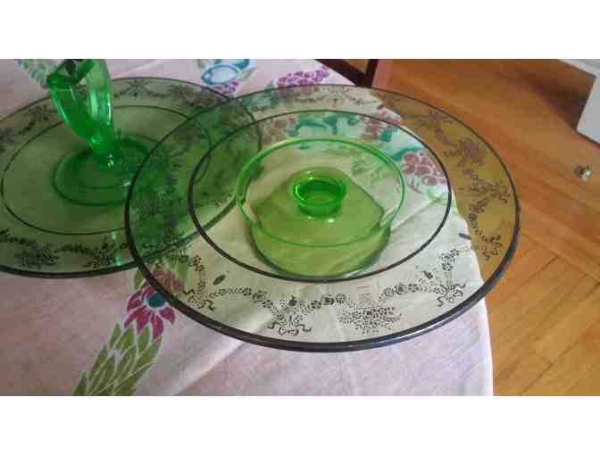 Vaseline Glass Matching Plates