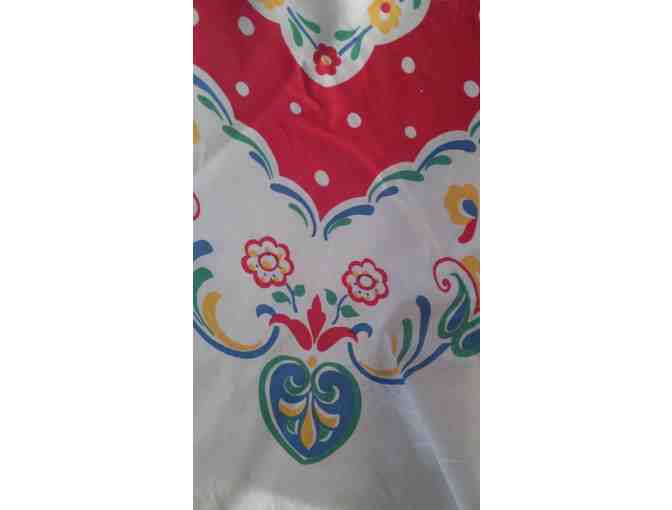 Three Mid Century Modern Tablecloths