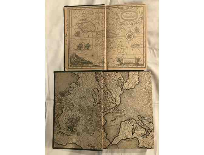 Pair of antique Robert Louis Stevenson books