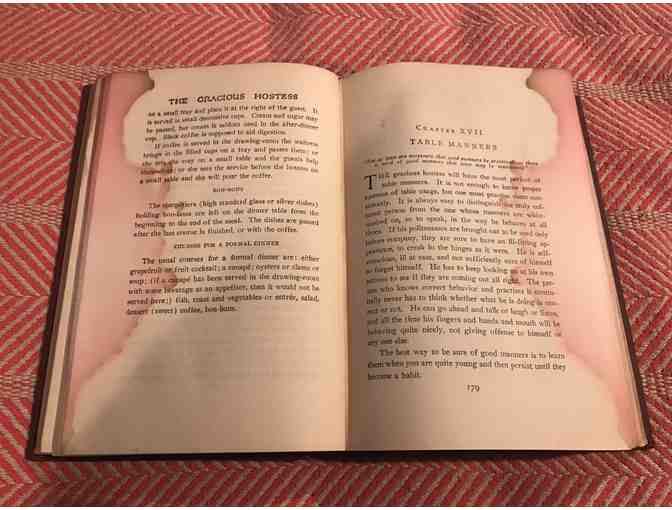 Antique copy of The Gracious Hostess