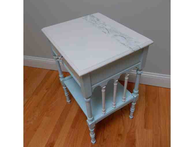 Hand-Painted Bedside Table
