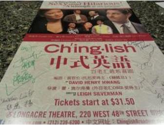 Signed Poster from CHINGLISH on Broadway