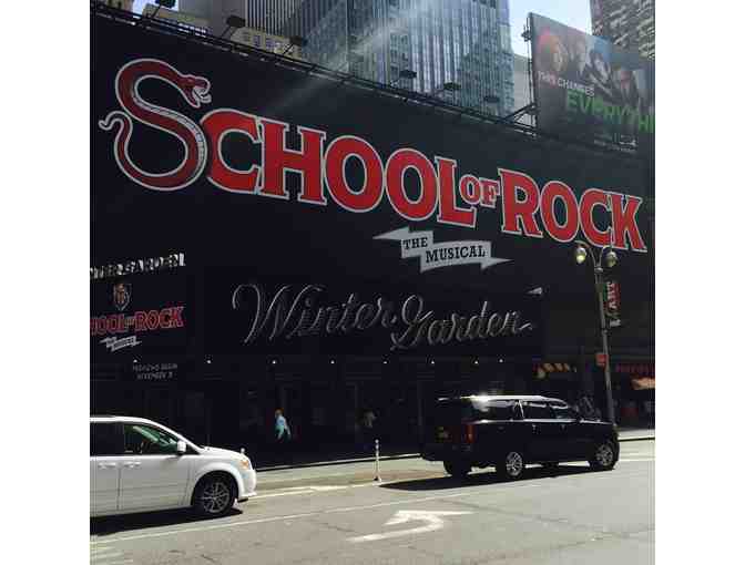Backstage with SIERRA BOGGESS at SCHOOL OF ROCK