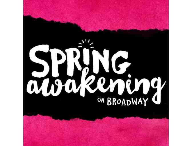 Backstage at SPRING AWAKENING with KRYSTA RODRIGUEZ