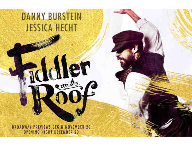 Backstage with DANNY BURSTEIN at FIDDLER ON THE ROOF