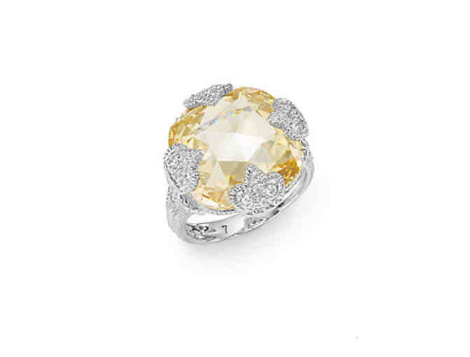 Judith Ripka Fleur Cushion-Cut Sterling Silver Ring from Saks 5th Avenue