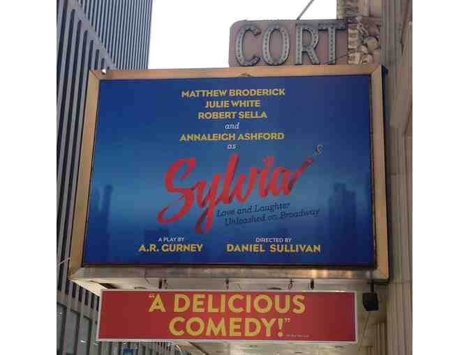 Backstage with MATTHEW BRODERICK at SYLVIA