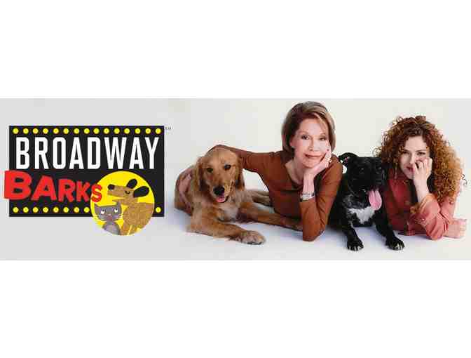 BERNADETTE PETERS meet-and-greet with Walk-On at BROADWAY BARKS!