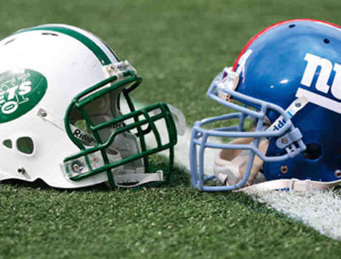 NEW YORK FOOTBALL FAN PACKAGE: Two Signed Footballs from the Giants and Jets!
