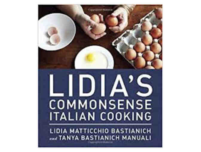 Signed Lidia Bastianich Cookbooks with Products from her Gourmet Line!
