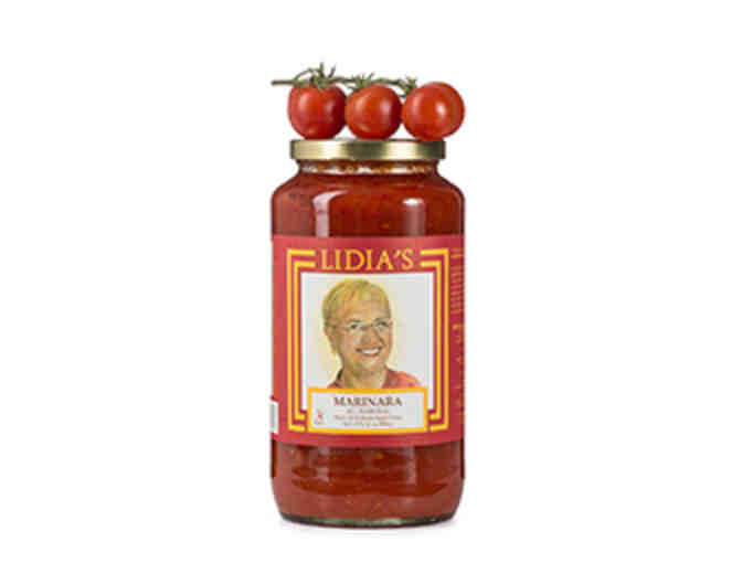 Signed Lidia Bastianich Cookbooks with Products from her Gourmet Line!