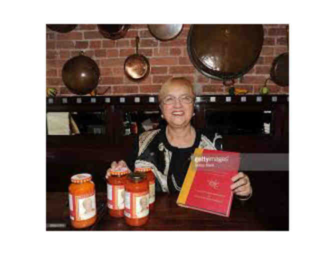 Signed Lidia Bastianich Cookbooks with Products from her Gourmet Line!