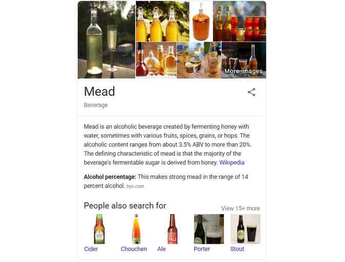 When You Really Mead a Drink