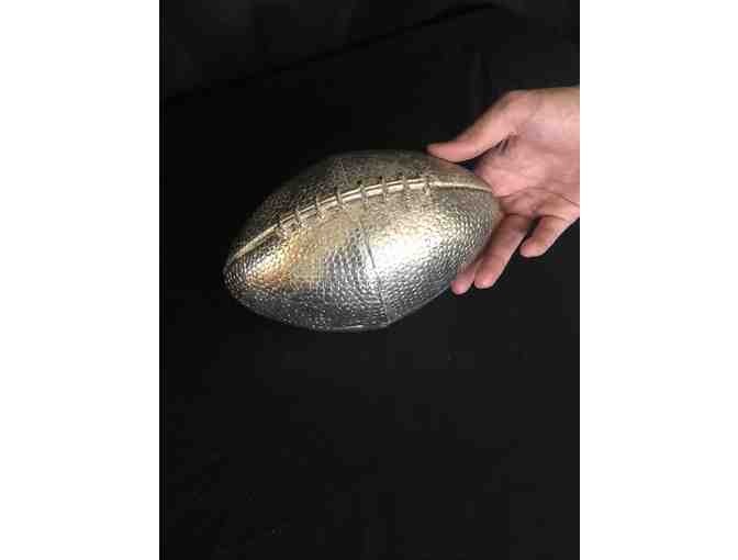 Silver plated football