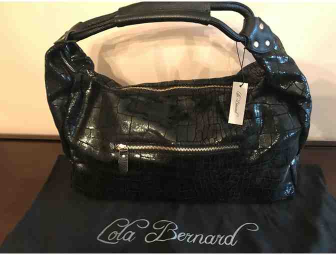Lola Bernard Black leather hobo bag