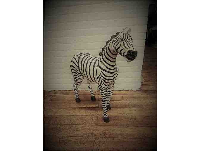 LARGE Handmade Zebra