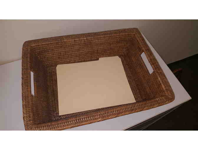 Rattan Woven Document Box/Tray