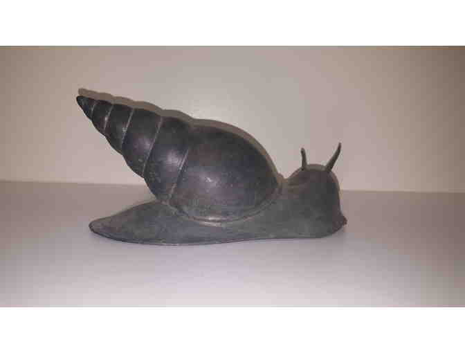 Lost Wax Cast Bronze Snail