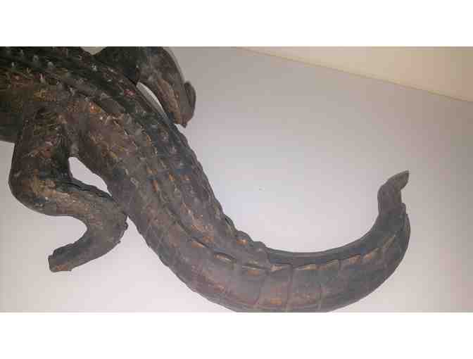 Lost Wax cast Bronze Alligator