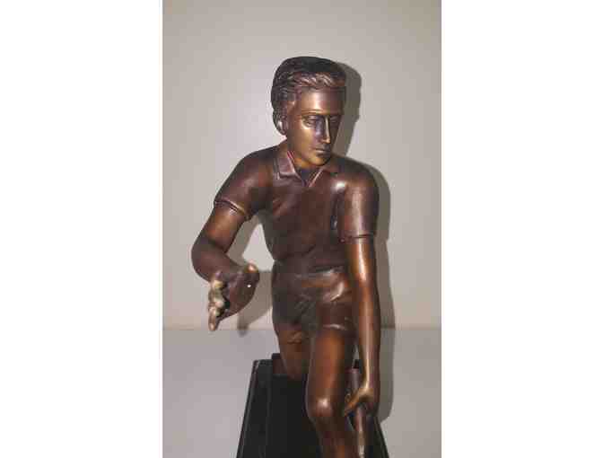 Bronze Statue, Tennis Player