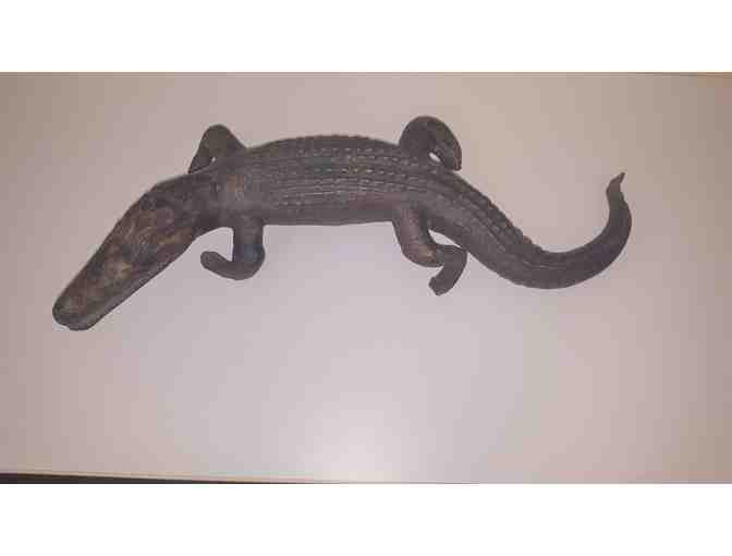 Lost Wax cast Bronze Alligator