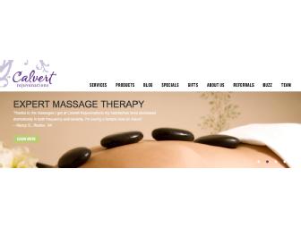 One 'Bit of Bliss' Massage Package at Calvert Rejuvenations