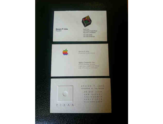 Authentic Steve Jobs business cards! - Photo 1