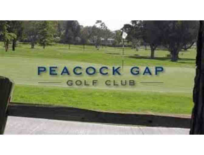 Peacock Gap Golf Package