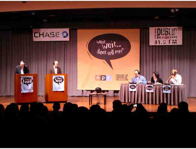 2 VIP tickets to Wait, Wait, Don't Tell Me with Backstage Tour to Meet Peter Sagal