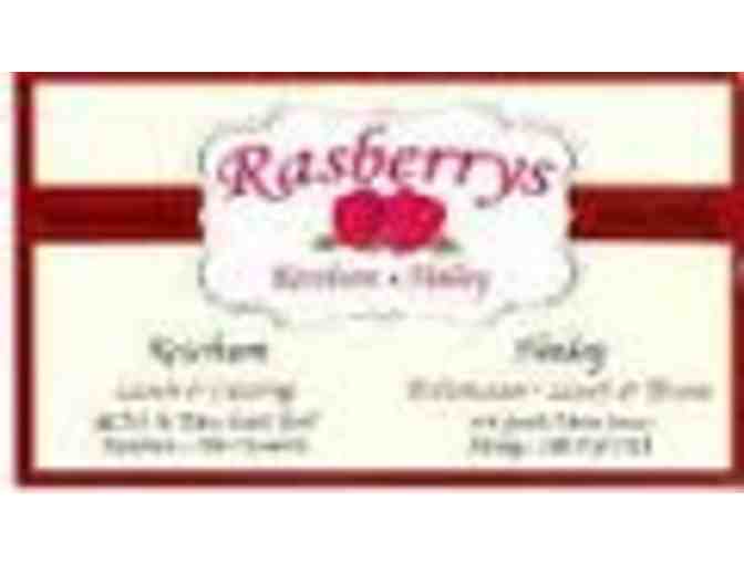 Rasberrys $100 Gift Certificate
