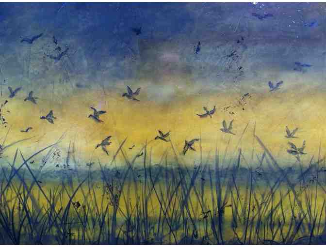 'Silver Creek Sunset' Painting by Valerie Stuart