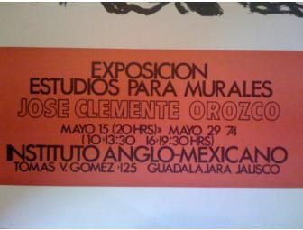 Jose Clemente Orozco Exposition Poster