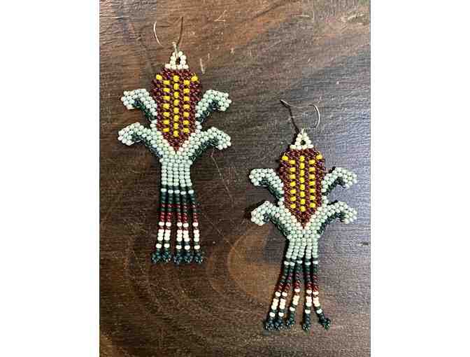 Huichole Hand-Beaded Earrings
