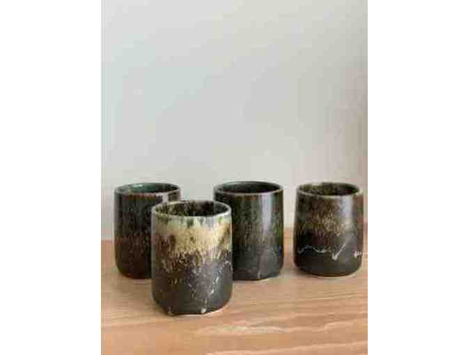 MM Clay Whiskey Cups in Onyx - Set of 4