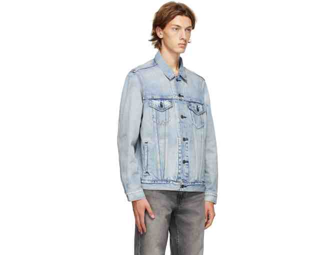 LEVI'S Blue Denim Virgil Trucker Jacket Men's size XL
