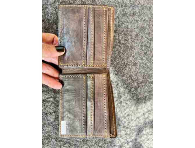 One-of-a-Kind Hand-Stitched Huichole Wallet